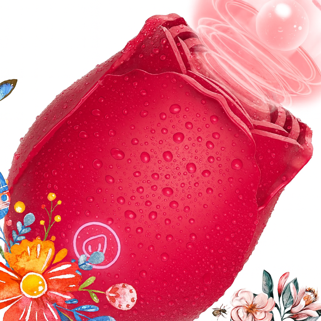 Rose Toy Women Sex Toys - Vibrator Rose Adult Toys with 10 Sucking Modes for Clitoral Vibrators for Women Couples & Beginner Rose Sex Toy